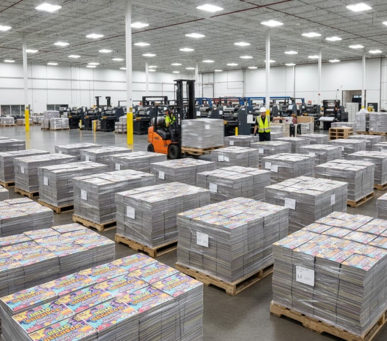 Bulk Printing Warehouse Pallets