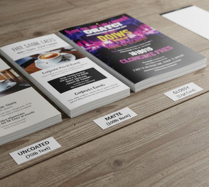 Flyer Paper Options Comparison