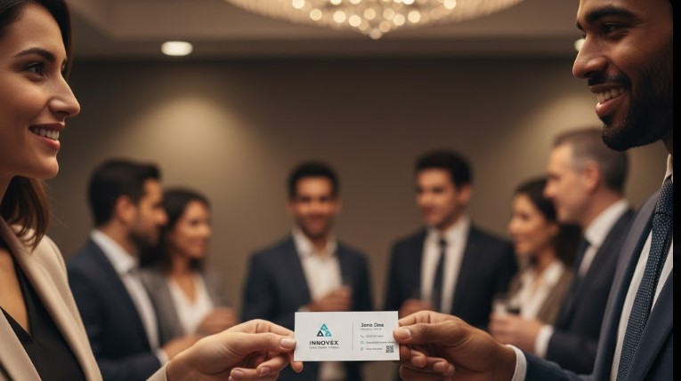 Networking Event Card Exchange