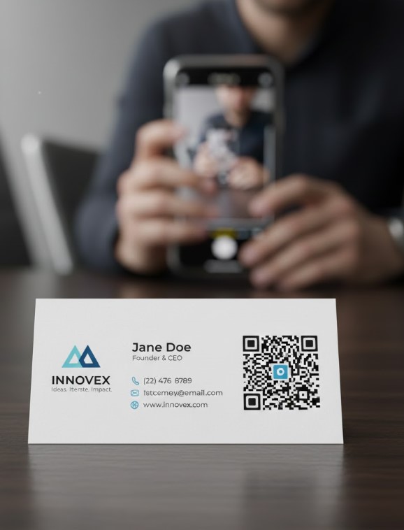 Qr Code Business Card Integration Jp 1