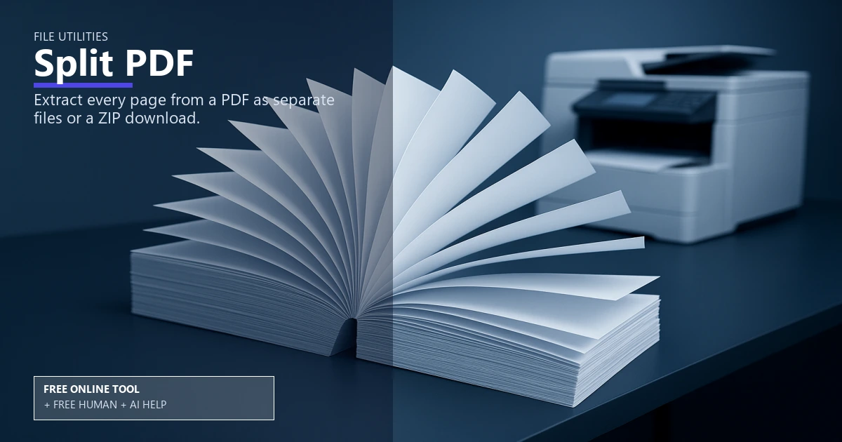 Free PDF Page Splitter Online