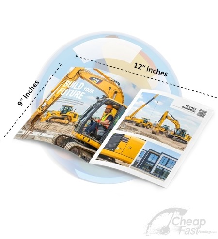 9x12 Presentation Pocket Folder Half Fold
