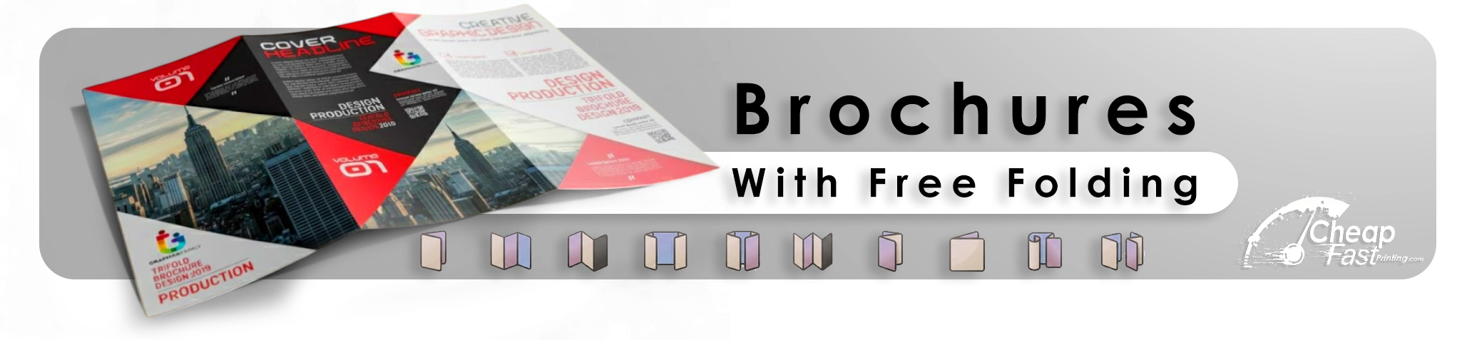 Cheap Brochure Printing Free Folding Banner