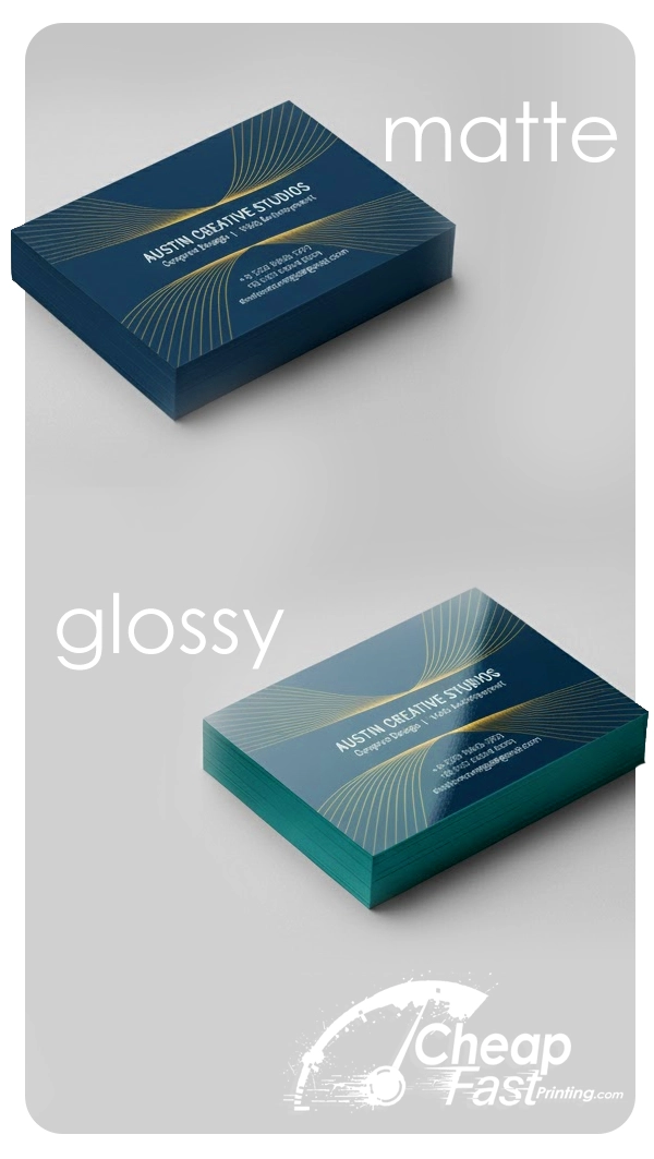 Glossy Vs Matte Card Finish