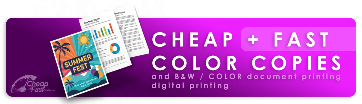 Cheap Document Printing Online - 300DPI Digital Printing