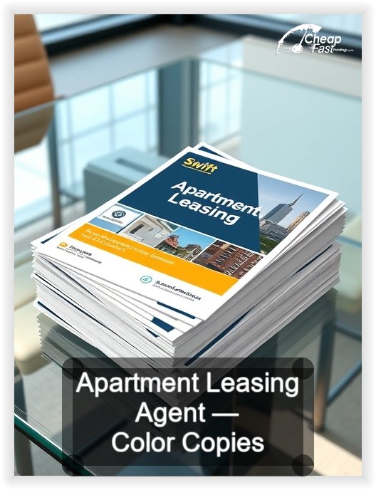 Apartment Leasing Agent business card design sample