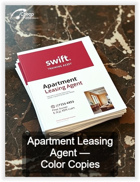 Apartment Leasing Agent business card design sample