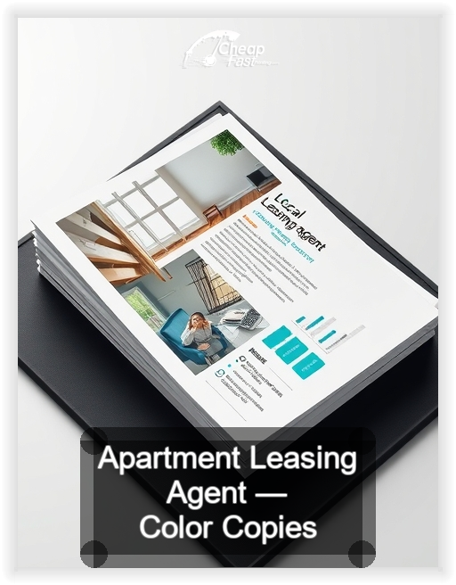 Apartment Leasing Agent business card design sample