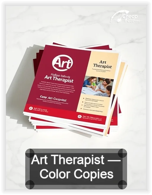 Art Therapist business card design sample