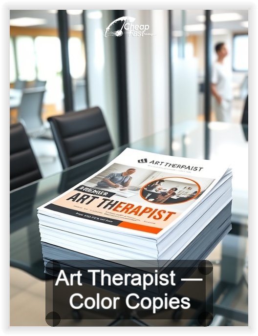 Art Therapist business card design sample