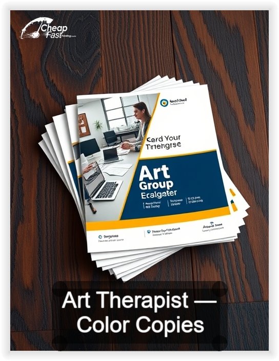 Art Therapist business card design sample