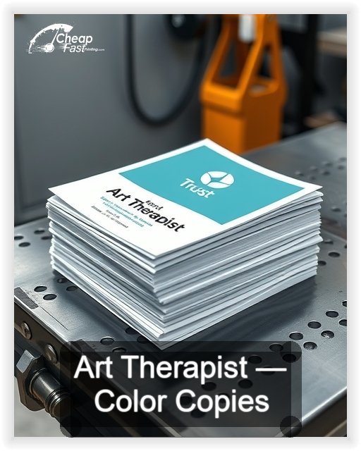 Art Therapist business card design sample