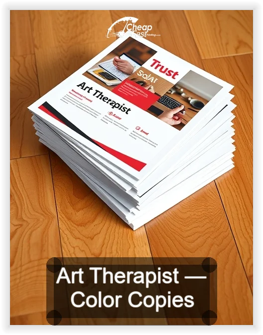 Art Therapist business card design sample