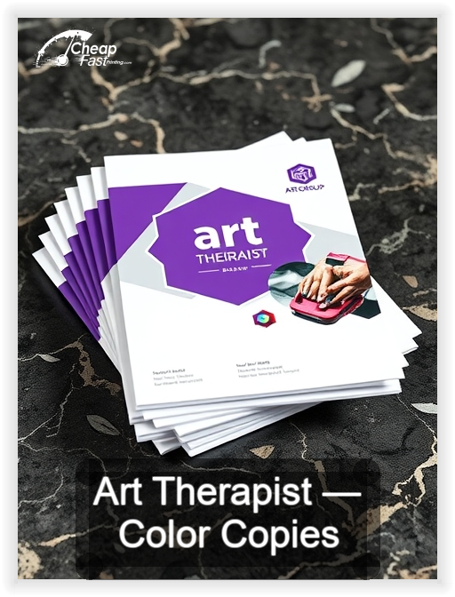 Art Therapist business card design sample