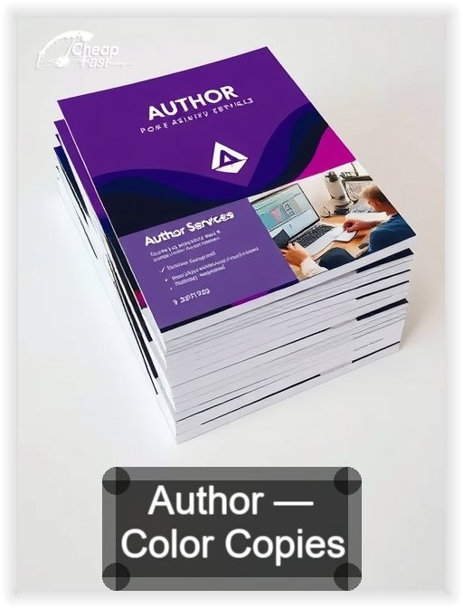 Author business card design sample