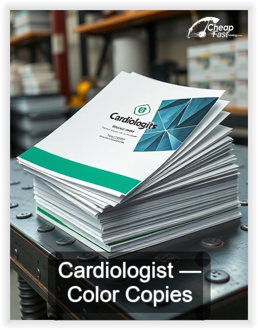 Cardiologist business card design sample
