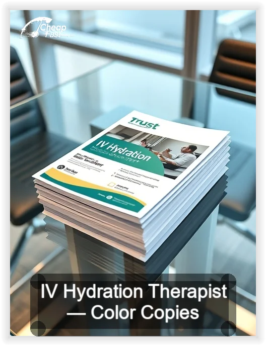 Iv Hydration Therapist business card design sample