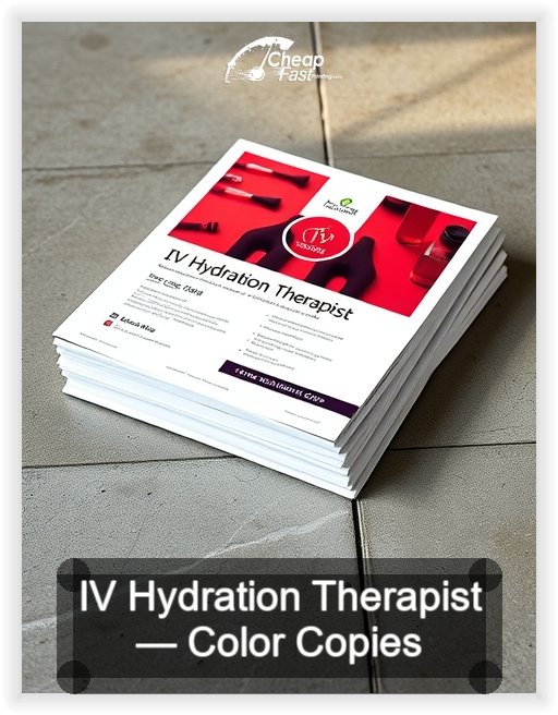 Iv Hydration Therapist business card design sample