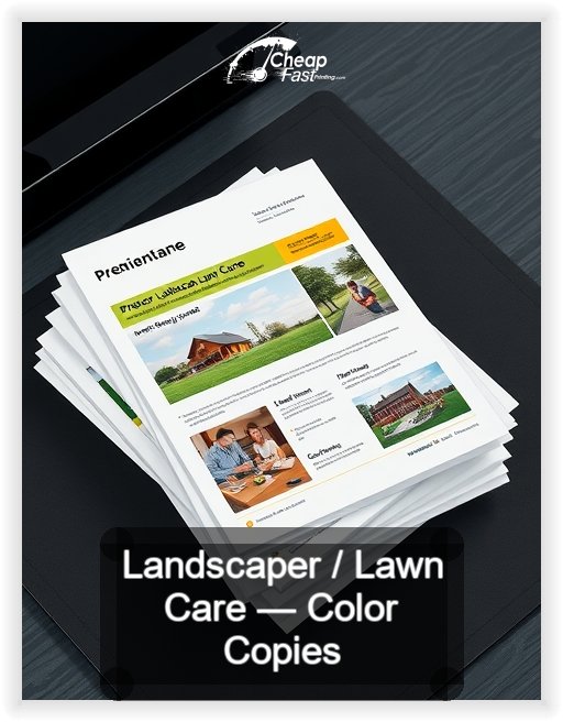 Landscaper Lawn Care business card design sample