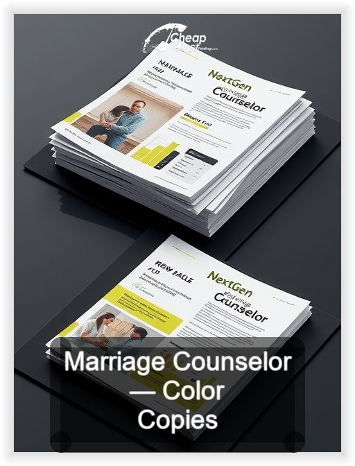 Marriage Counselor business card design sample