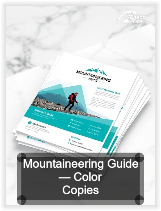 Mountaineering Guide business card design sample