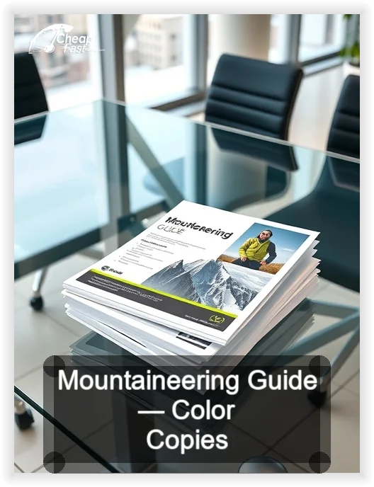Mountaineering Guide business card design sample