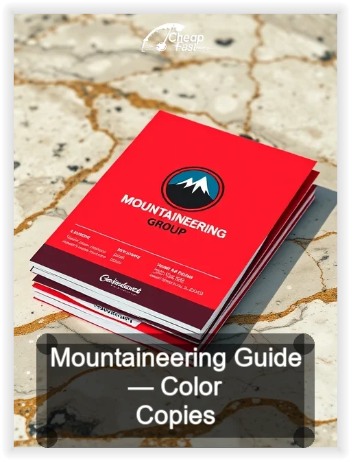 Mountaineering Guide business card design sample