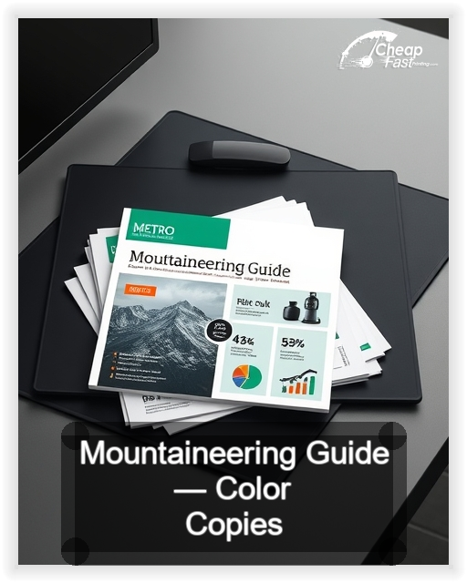 Mountaineering Guide business card design sample