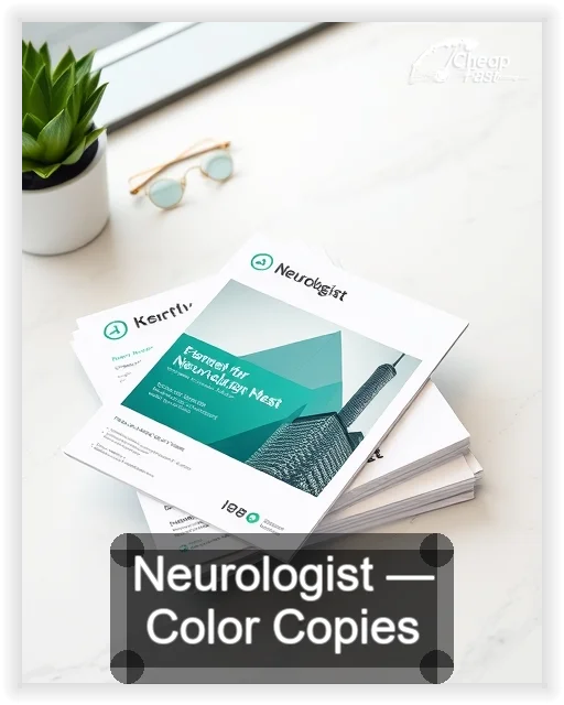 Neurologist business card design sample