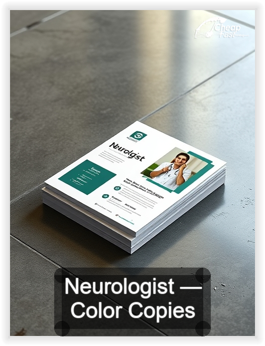 Neurologist business card design sample