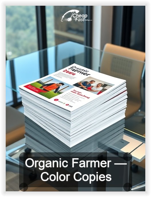Organic Farmer business card design sample