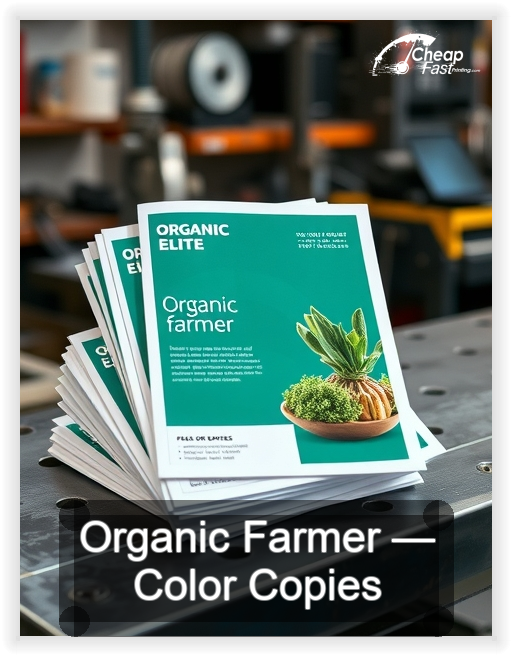 Organic Farmer business card design sample