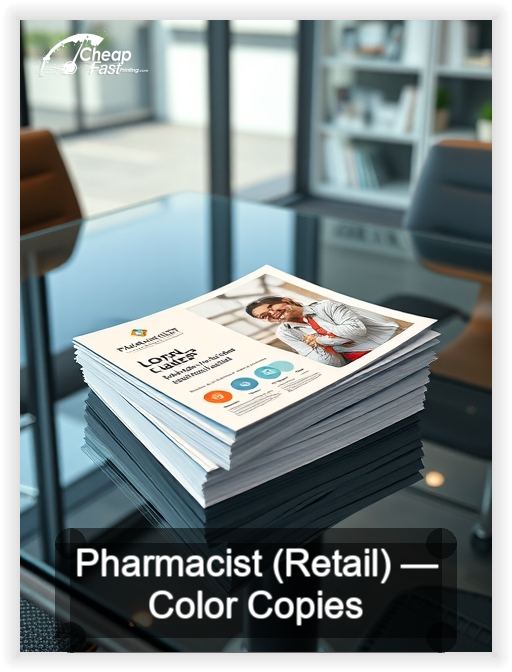 Pharmacist Retail business card design sample