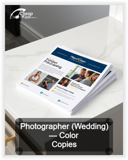Photographer Wedding business card design sample