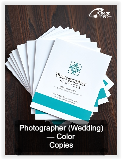 Photographer Wedding business card design sample