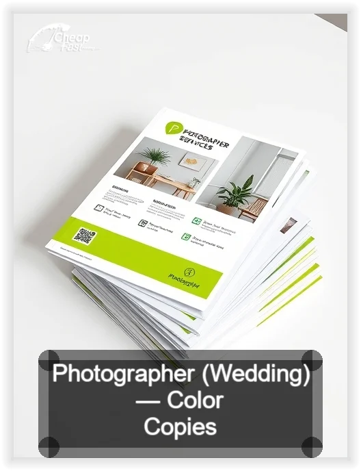 Photographer Wedding business card design sample