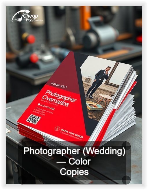 Photographer Wedding business card design sample
