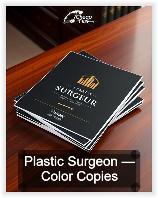 Plastic Surgeon business card design sample