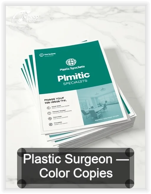Plastic Surgeon business card design sample