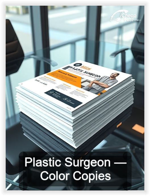 Plastic Surgeon business card design sample