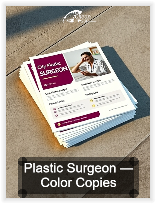Plastic Surgeon business card design sample