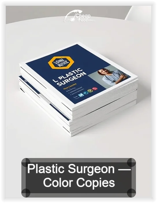 Plastic Surgeon business card design sample