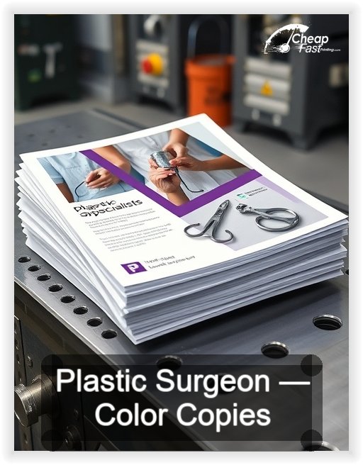 Plastic Surgeon business card design sample