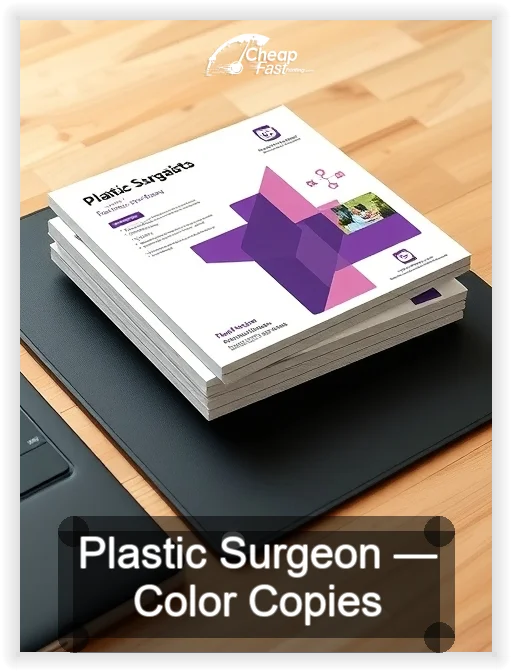 Plastic Surgeon business card design sample