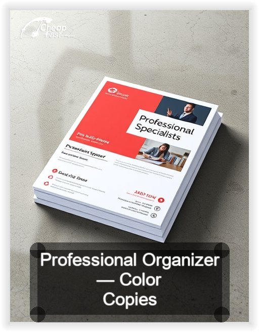 Professional Organizer business card design sample