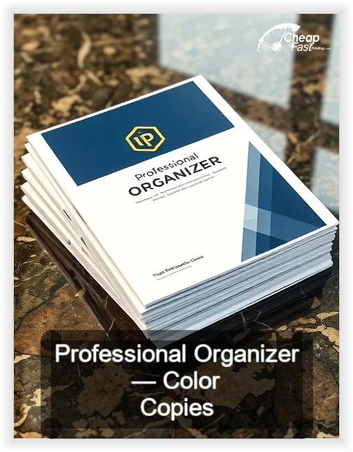 Professional Organizer business card design sample