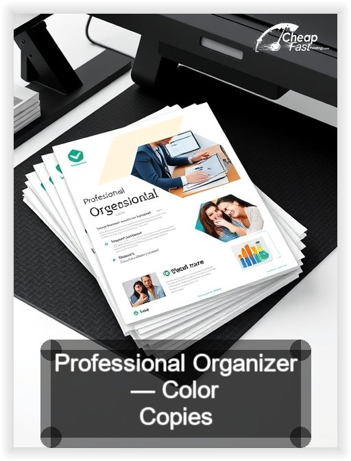 Professional Organizer business card design sample