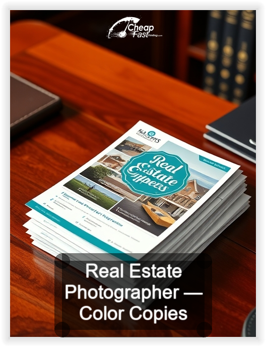 Real Estate Photographer business card design sample