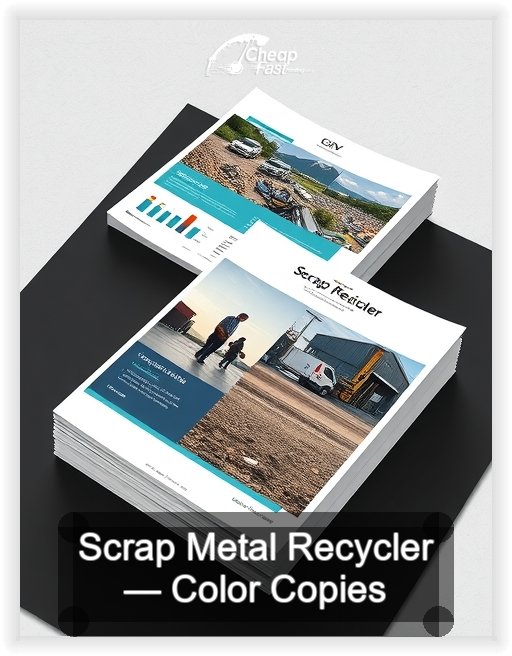 Scrap Metal Recycler business card design sample