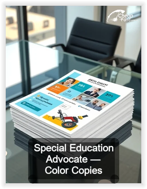 Special Education Advocate business card design sample